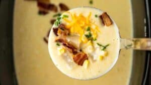 Corn chowder.