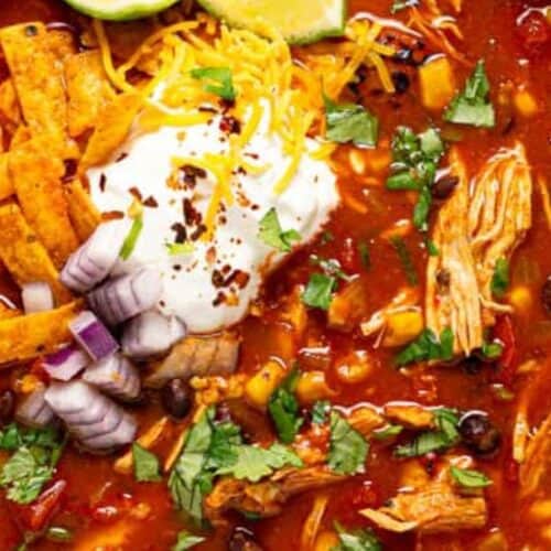 Chicken tortilla soup.
