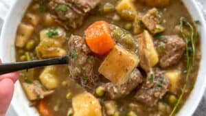 Irish beef stew.