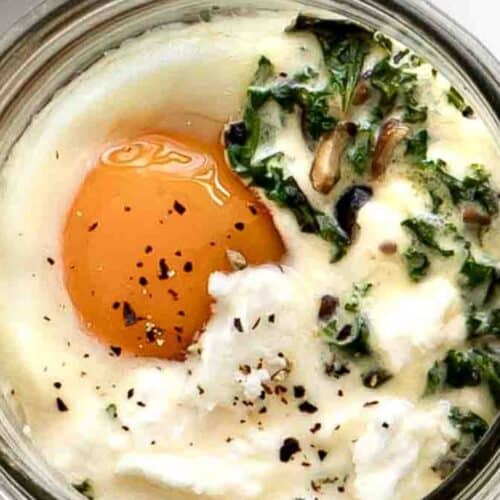 Coddled egg.
