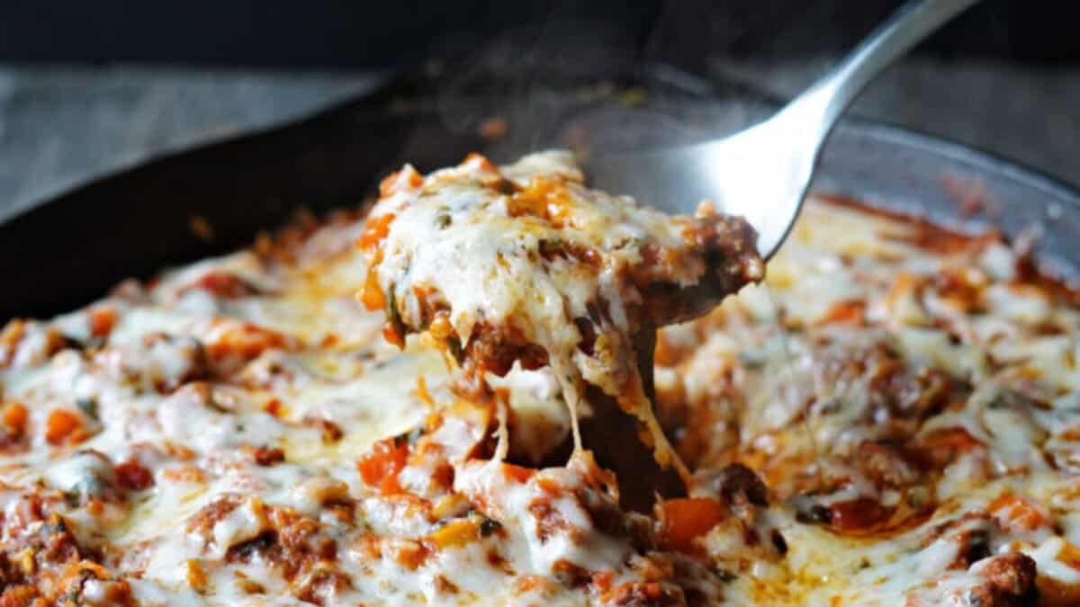 Skillet Stuffed Peppers.