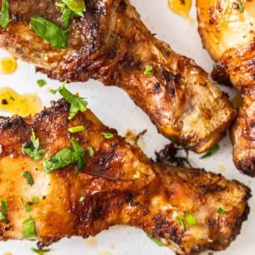 Air fryer chicken drumsticks.