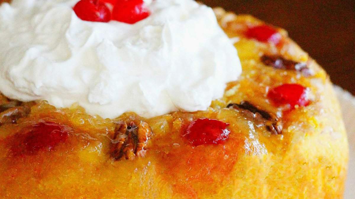 Pineapple Upside Down Bundt Cake.