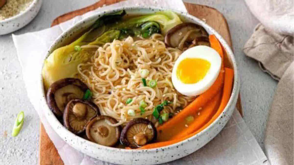 Mushroom Ramen Bowl.