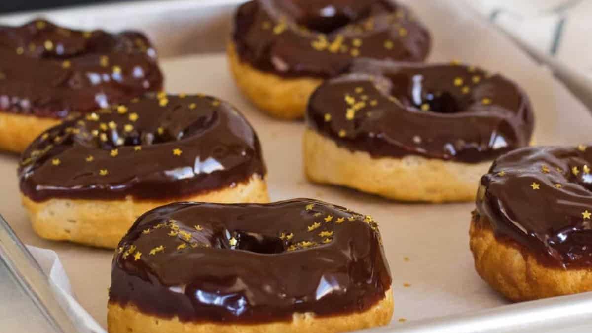 Chocolate Glazed Donuts.