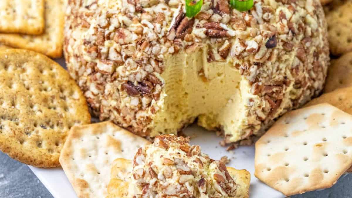 Mango Chutney Cheese Ball.