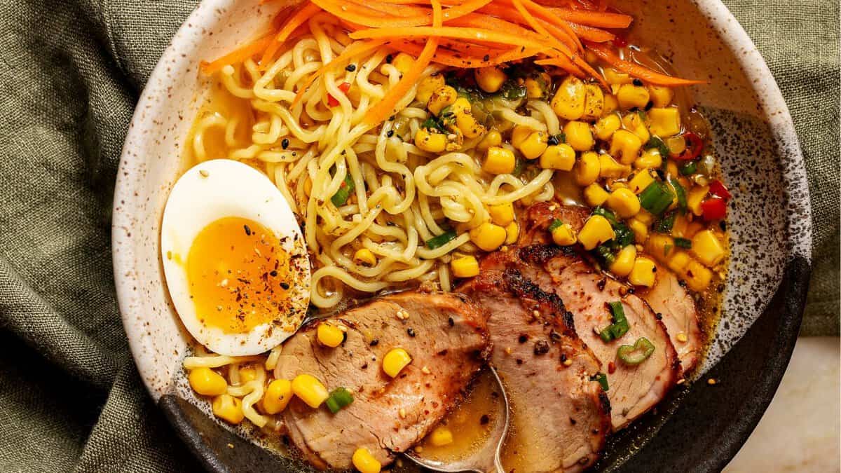 Pork tenderloin ramen.