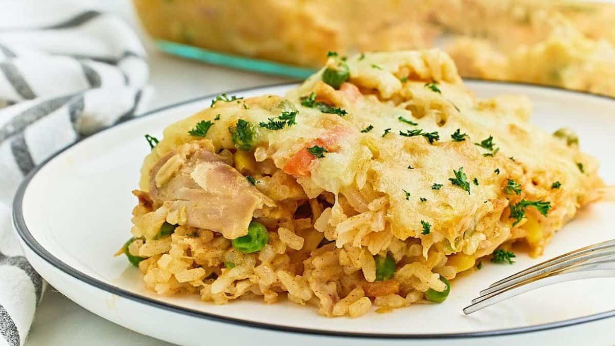 Chicken And Rice Casserole.