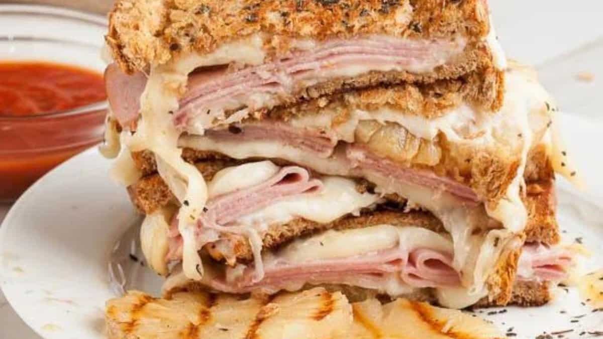 Hawaiian Grilled Cheese.