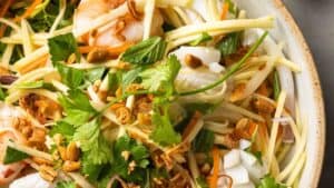 Vietnamese seafood salad.