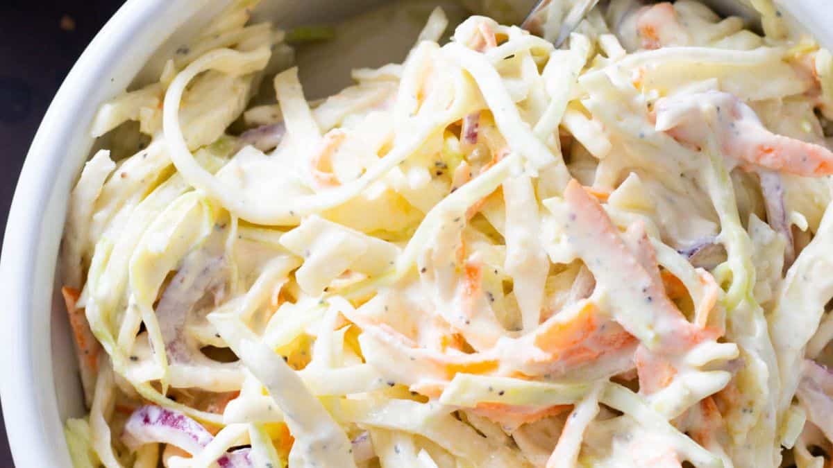 Blue cheese coleslaw.