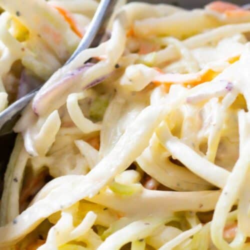 Blue cheese coleslaw.