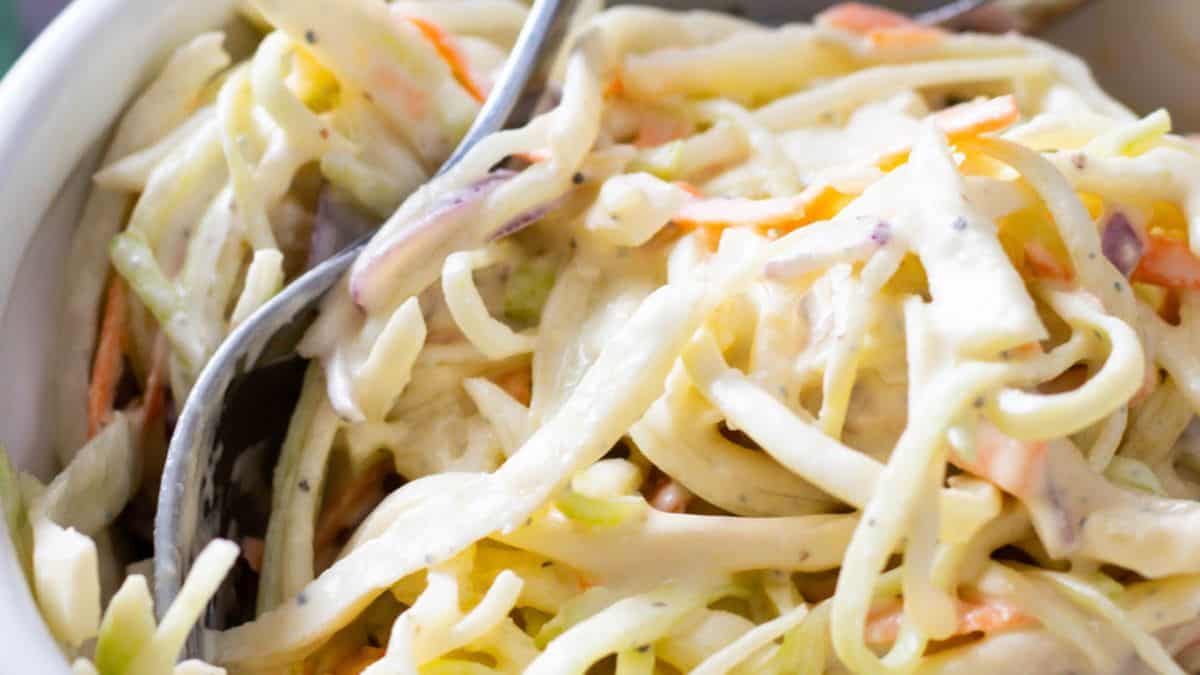 Blue cheese coleslaw.