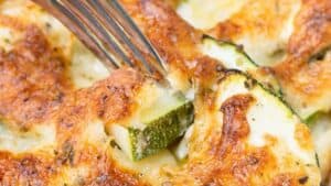 Zucchini casserole.