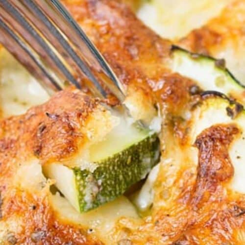 Zucchini casserole.