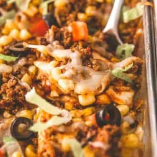 Taco casserole.