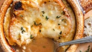 Instant Pot French Onion Soup.