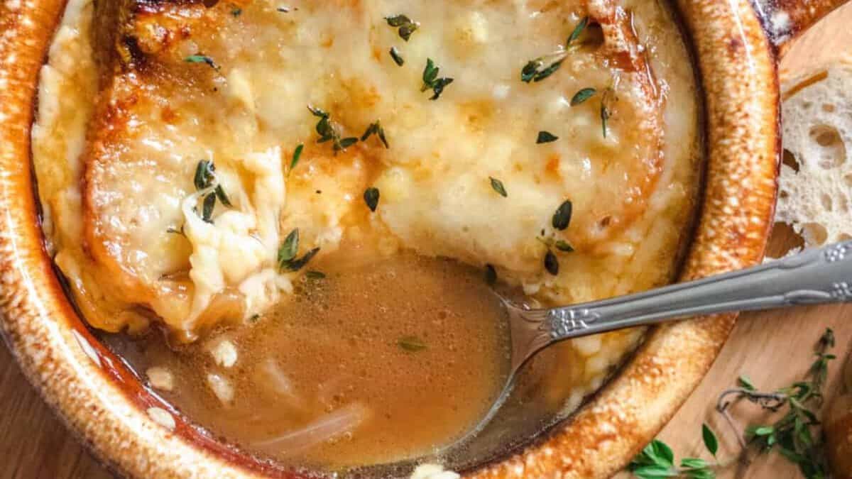 Instant Pot French Onion Soup.