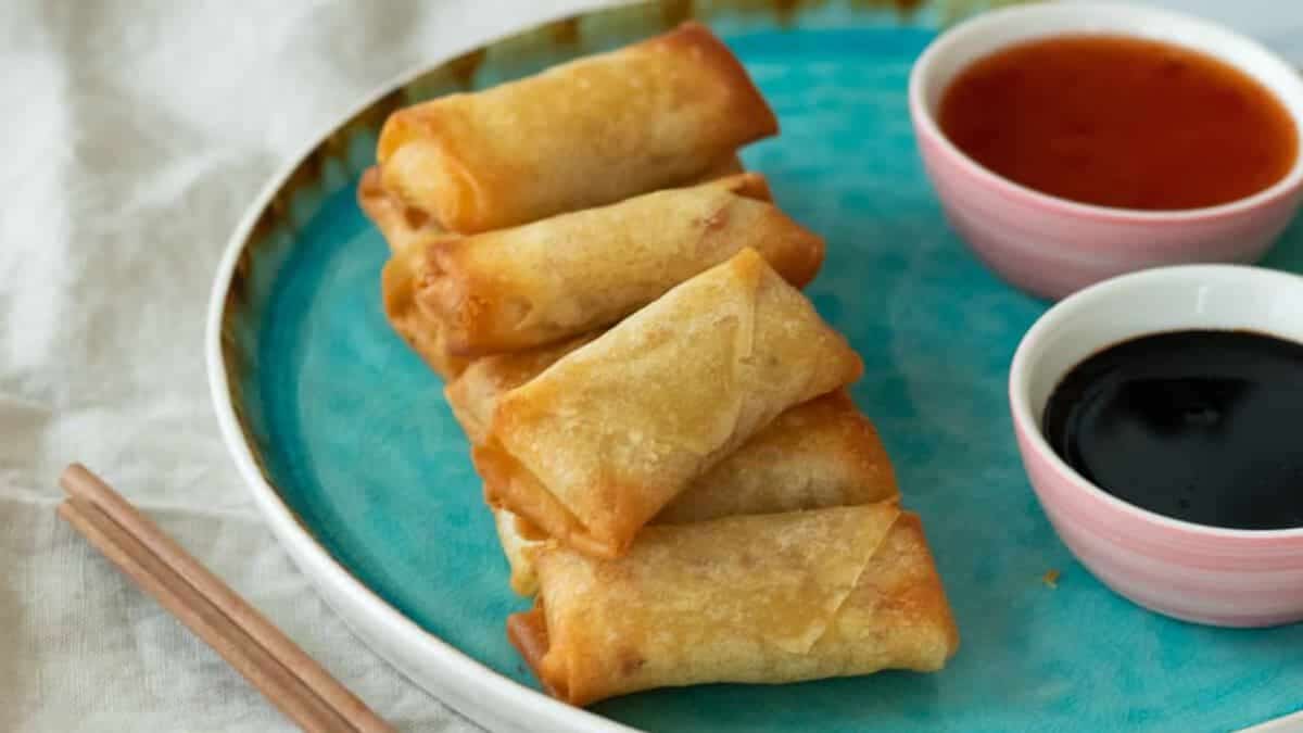 Air Fryer Spring Rolls.