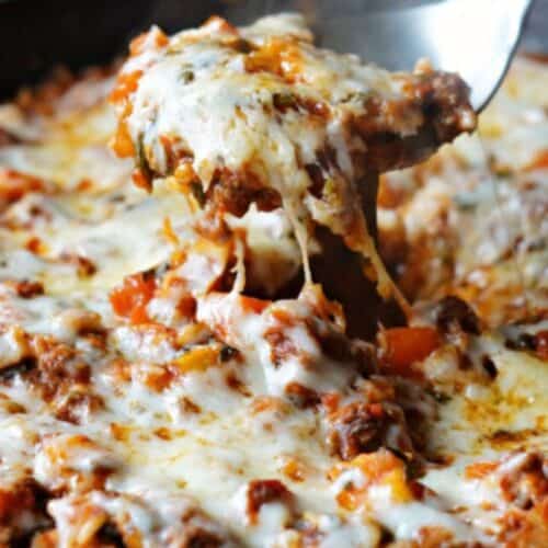 Skillet Stuffed Peppers.