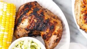 Grilled chicken.