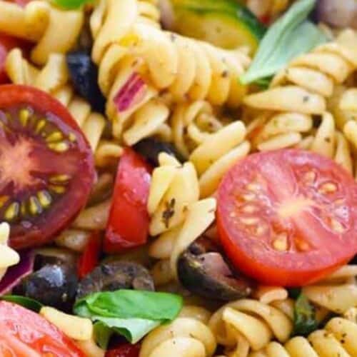 Vegetable pasta salad.