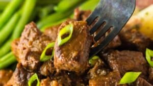 Steak tips.