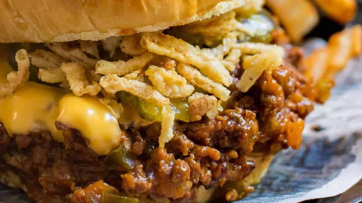 Loaded Slow Cooker Sloppy Joes.