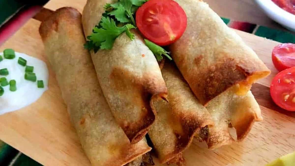 AIR FRYER TAQUITOS.