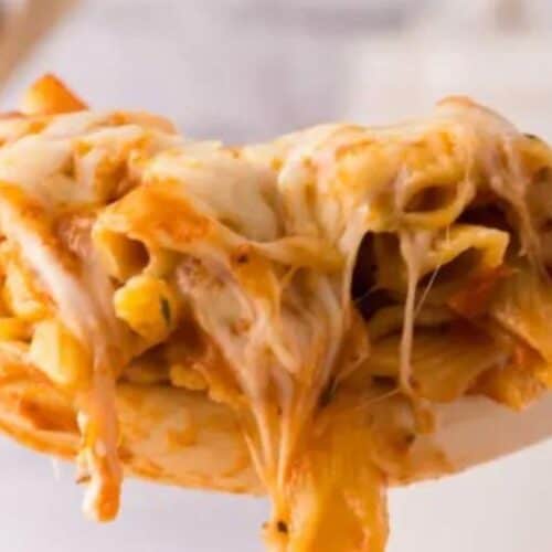 No Boil Chicken Pasta Bake.