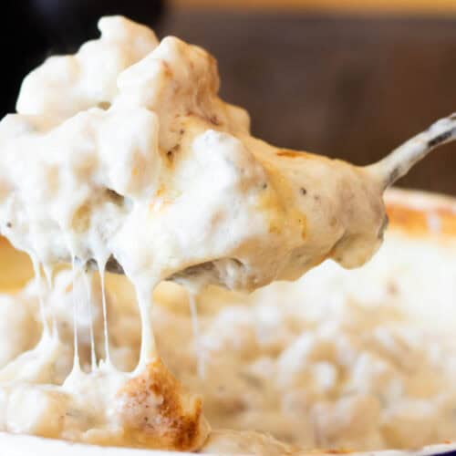 Gorgonzola mac and cheese.