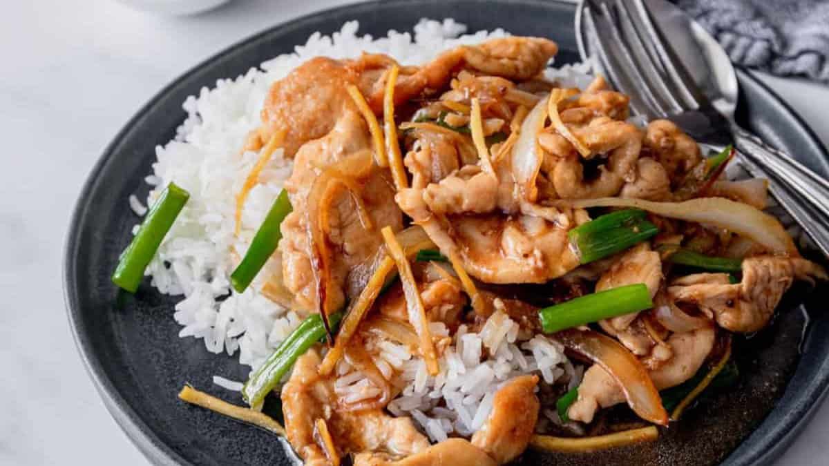 Ginger Chicken Stir-Fry.