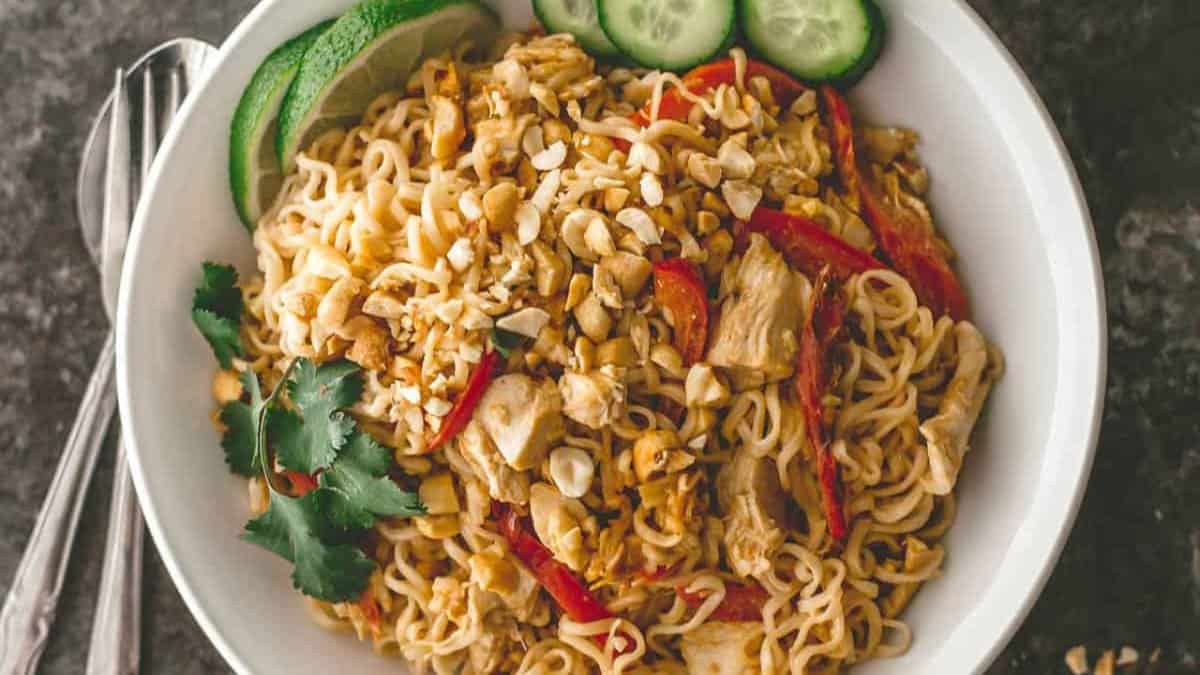 Thai Chicken Peanut Noodles.