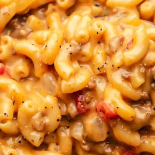 Cheeseburger macaroni.