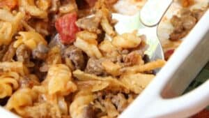 Pasta bake.