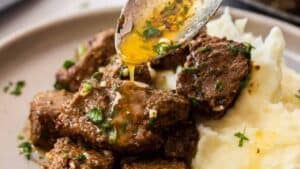 Steak bites.