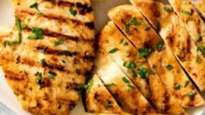 Grilled chicken.