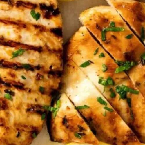 Grilled chicken.