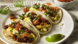 Breakfast tacos.