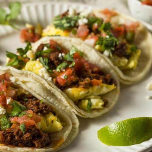 Breakfast tacos.