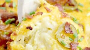 Jalapeno popper hash brown casserole.