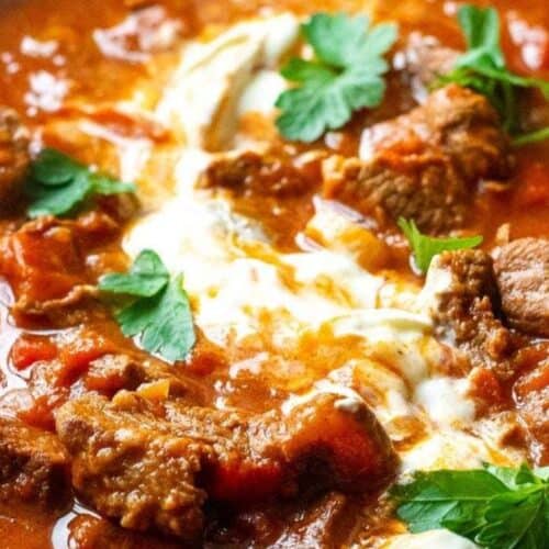 Slow cooker goulash.