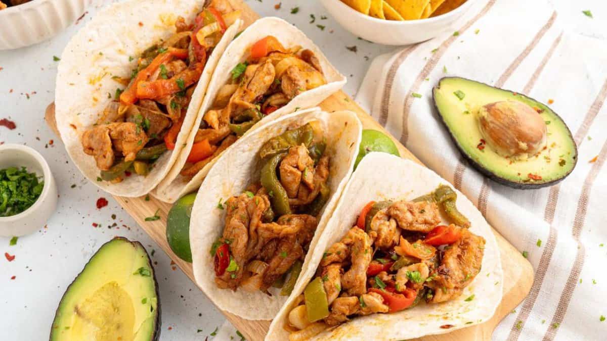 Air Fryer Chicken Fajitas.