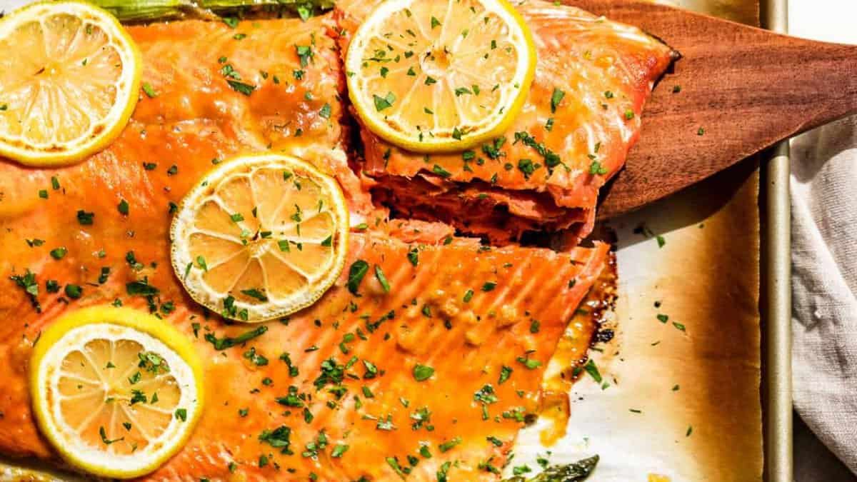 Sheet Pan Salmon and Asparagus