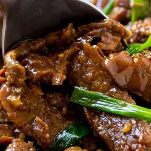 Mongolian beef.