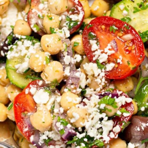 Chickpea salad.