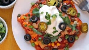 Mexican ravioli lasagna.
