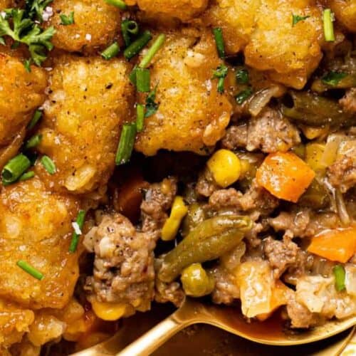 Tater tot casserole.