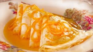 Crepes suzette.