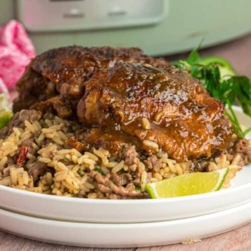 Jamaican jerk chicken.